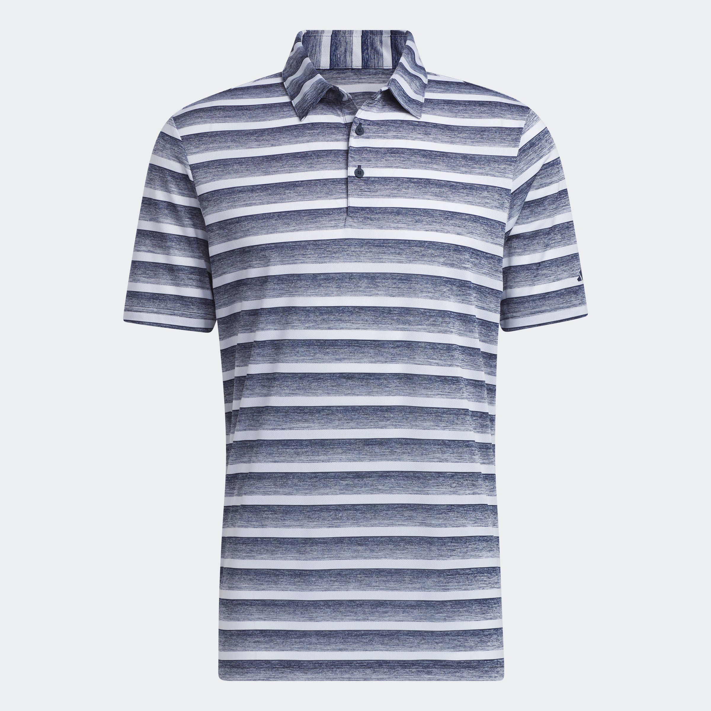 Men's adidas Two-Color Striped Polo Shirt