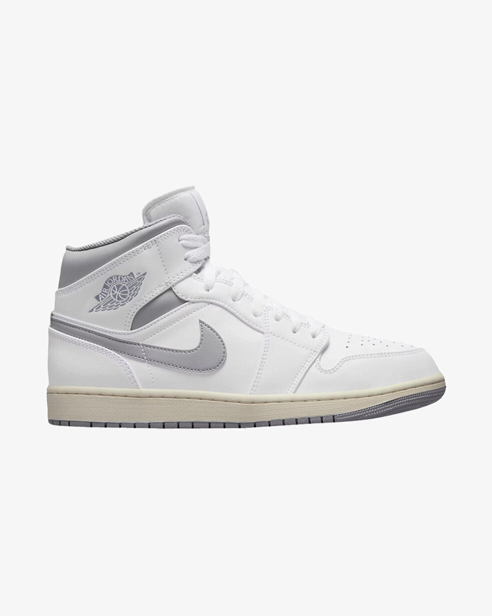 NIKE AIR JORDAN1 MID NEUTRAL GREY GS