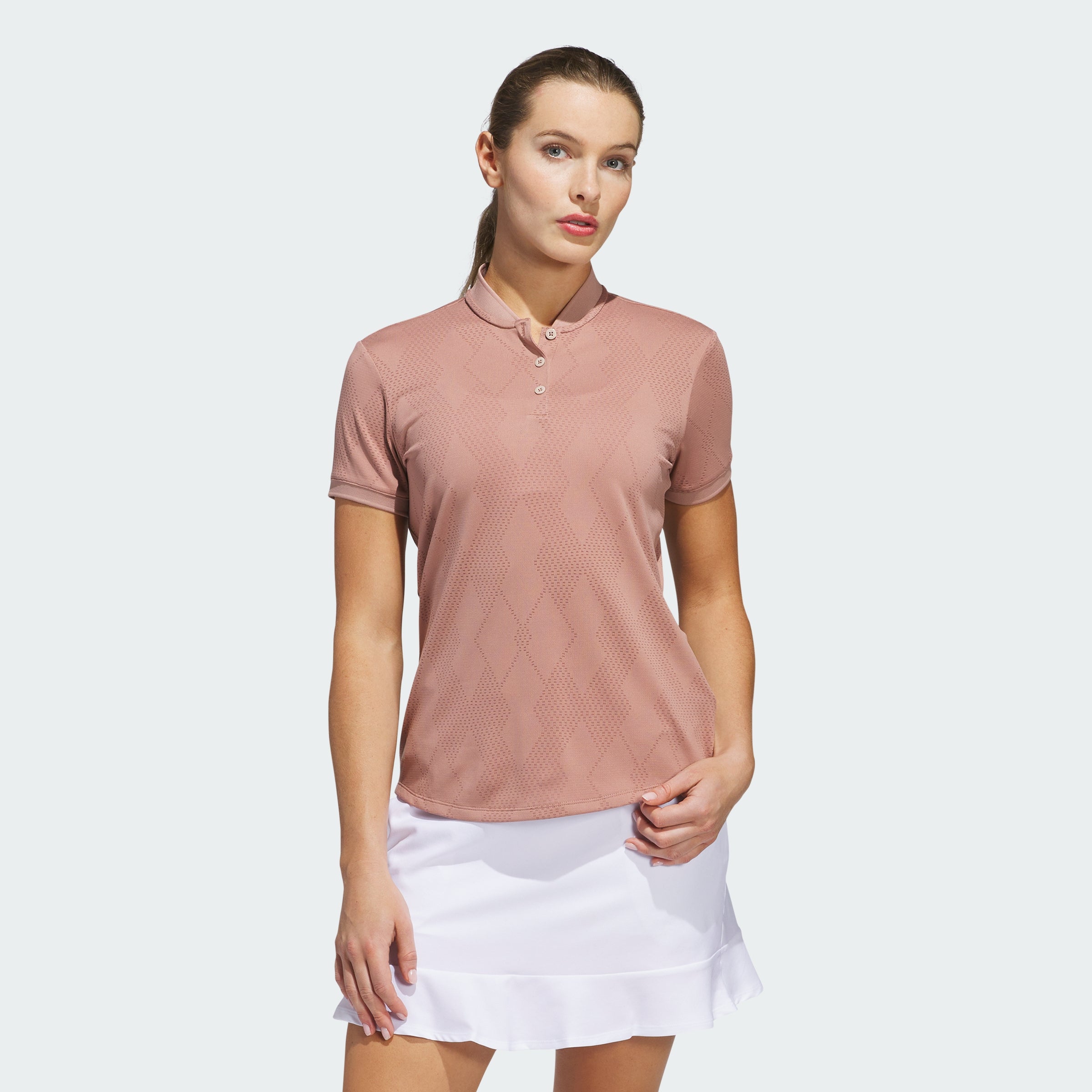 Women's adidas Ultimate365 Diamond Jacquard Polo Shirt