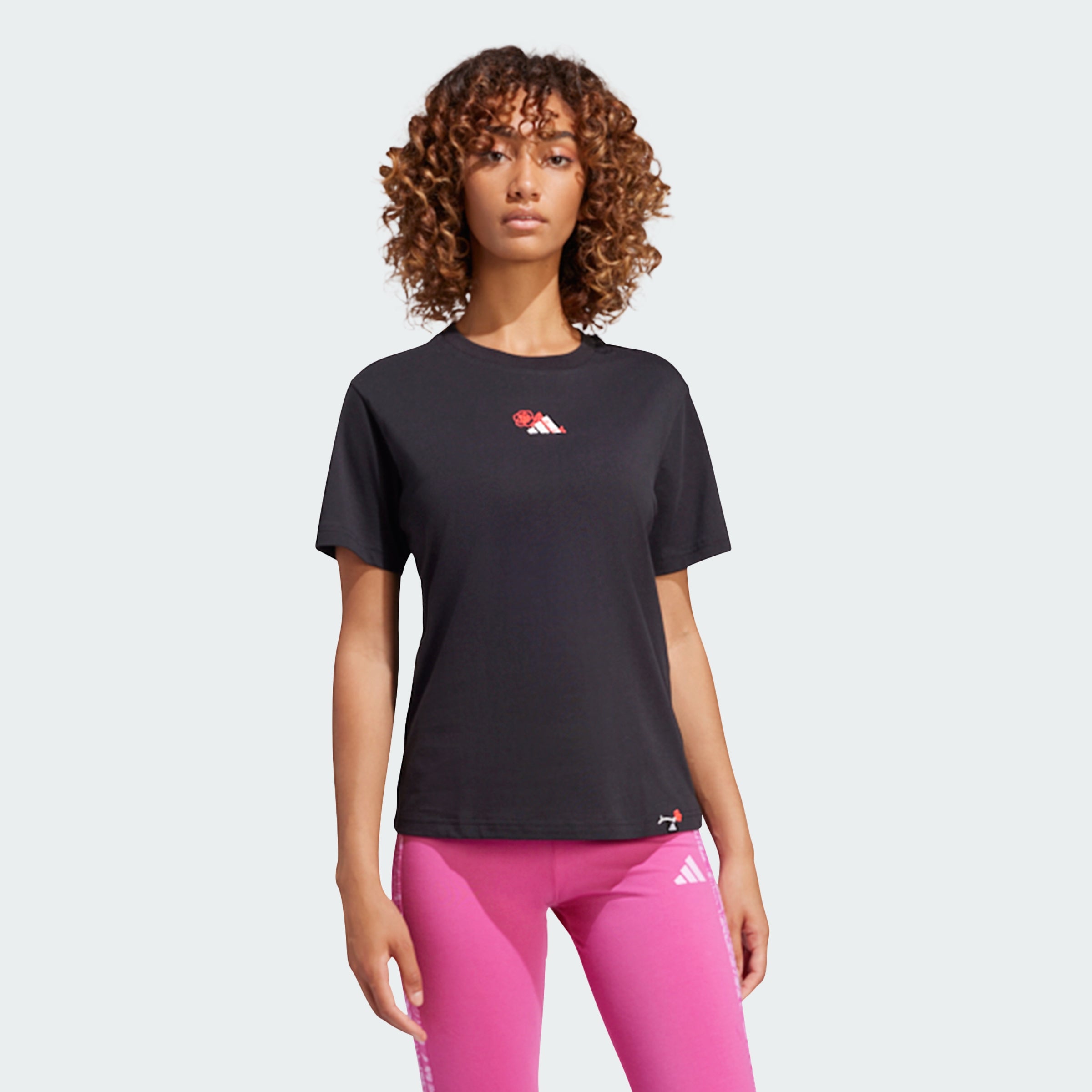 Women's adidas Lounge Mini Graphic Tee