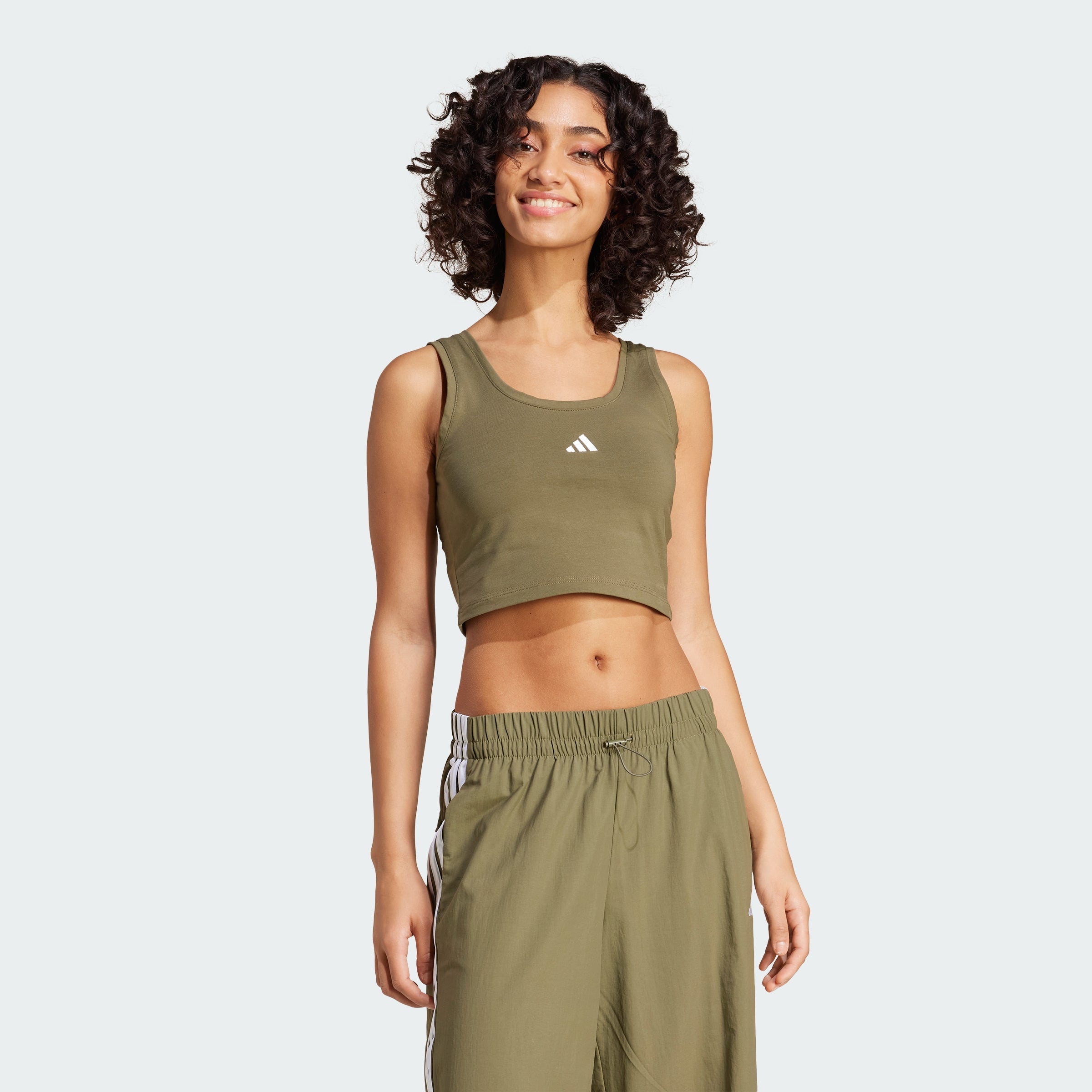 Women's adidas Essentials Small Logo Cotton Lifestyle Tank Top