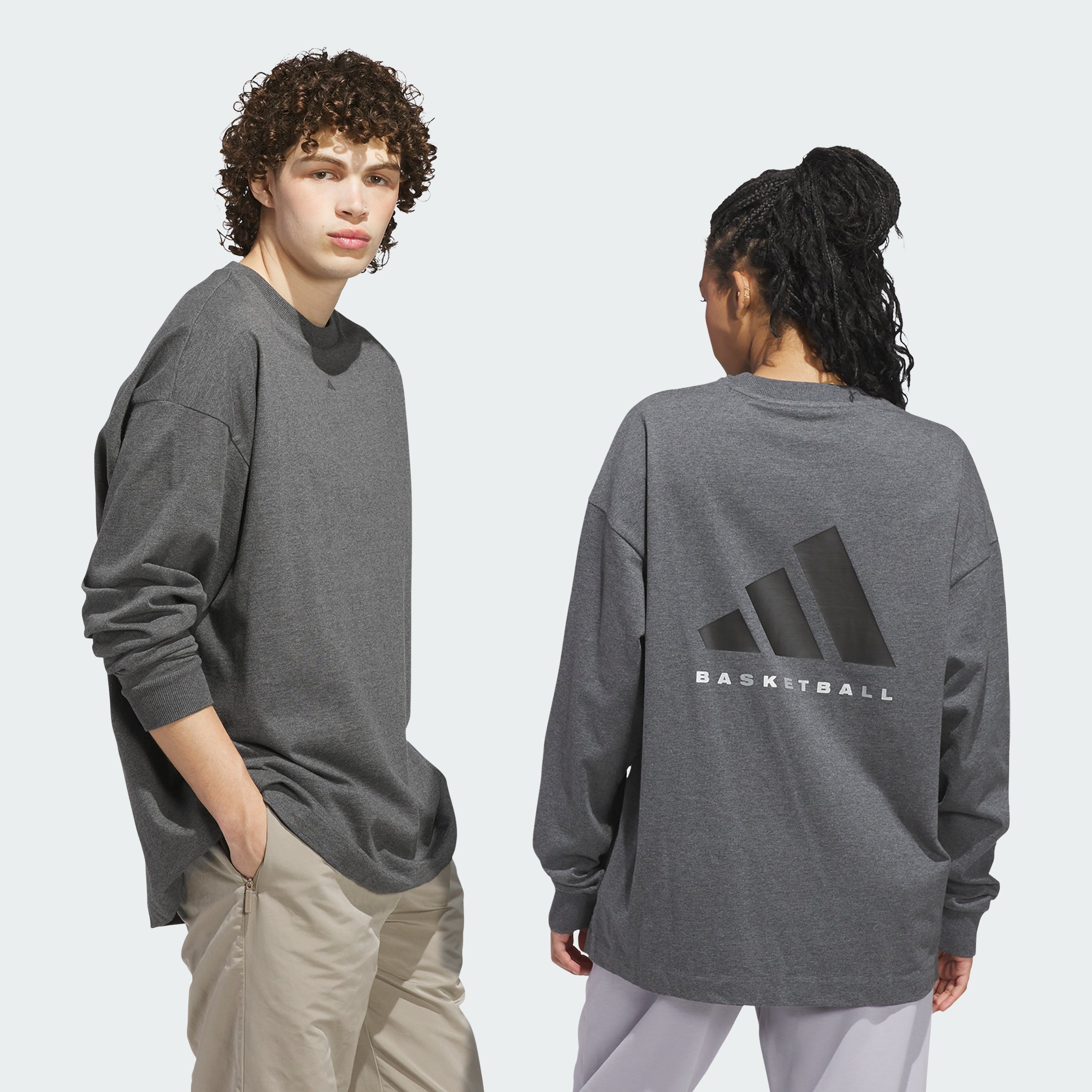 Men's adidas adidas Basketball Long Sleeve Tee (Gender Neutral)