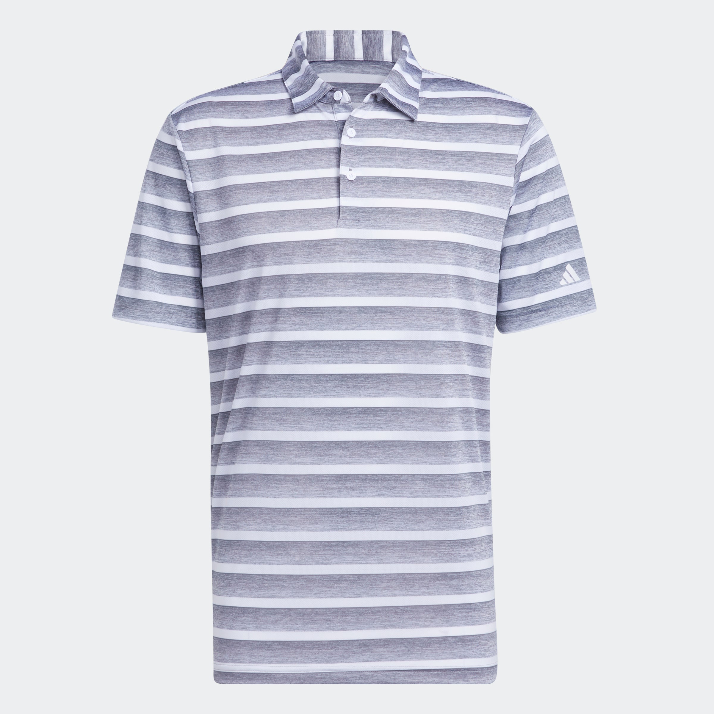 Men's adidas Two-Color Striped Polo Shirt