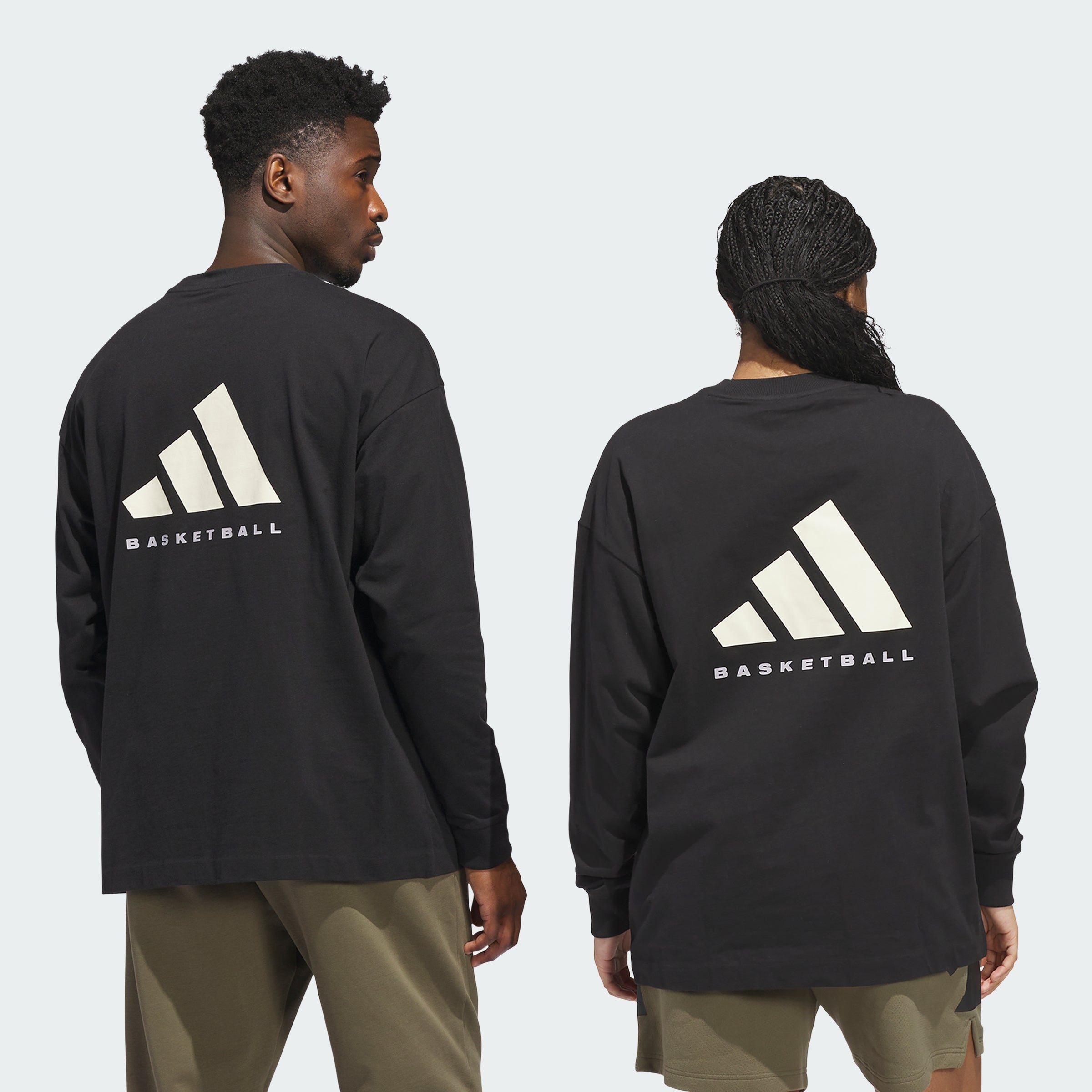 Men's adidas adidas Basketball Long Sleeve Tee (Gender Neutral)